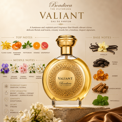 Valiant Boadicea the Victorious Perfume for Women and Men 3.4 oz spray