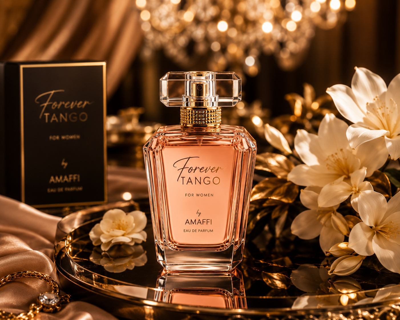 Forever Tango For Women by AMAFFI 2.54 oz + 1.7 oz gift Perfume Spray