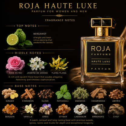 Roja Haute Luxe Perfume for Women and Men 3.4 oz Spray